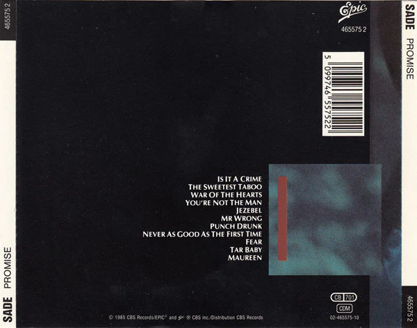 Sade - Promise (CD, Album, RE) - Image 2