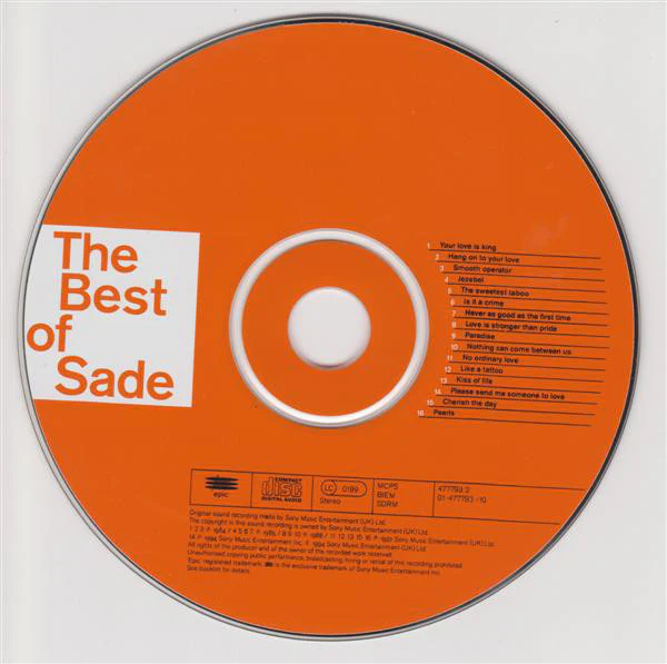 Sade - The Best Of Sade (CD, Comp) - Image 3