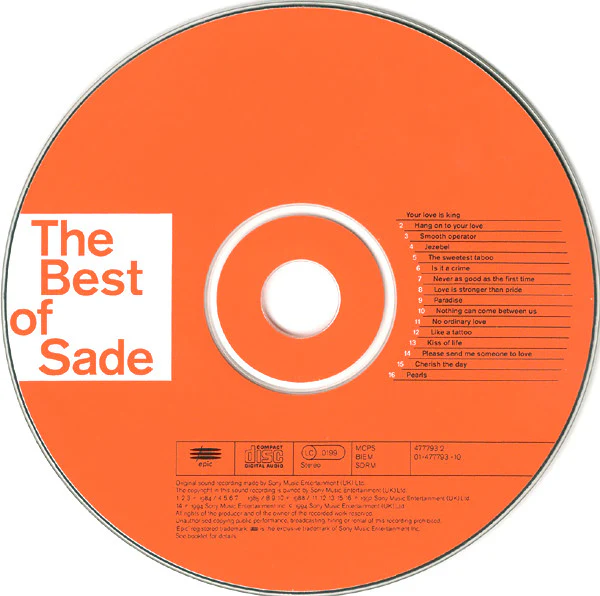 Sade - The Best Of Sade (CD, Comp, RP) - Image 3