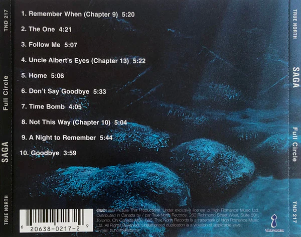 Saga (3) - Full Circle (CD, Album) - Image 2