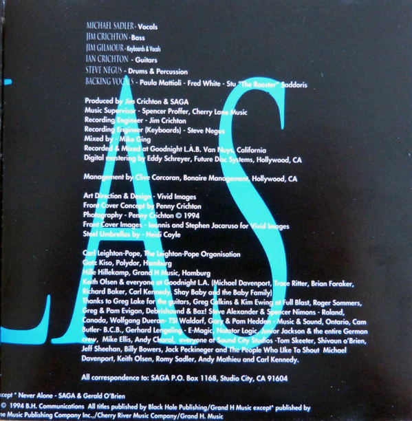 Saga (3) - Steel Umbrellas (CD, Album) - Image 5