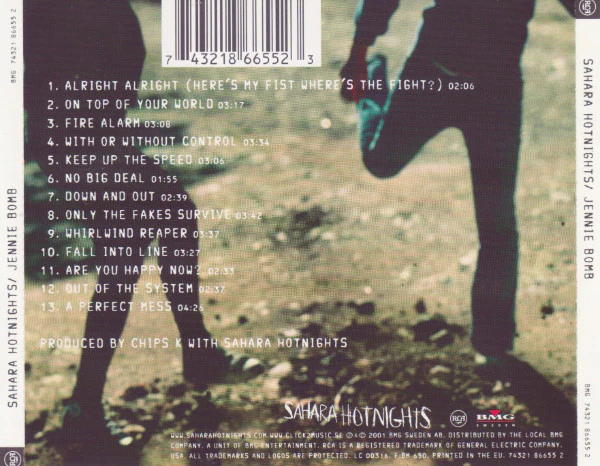 Sahara Hotnights - Jennie Bomb (CD, Album) - Image 2