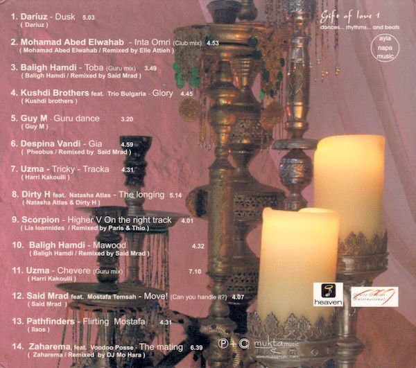 Said Mrad - Guru Ayia Napa - Gift Of Love 1 (CD, Comp, Mixed) - Image 2