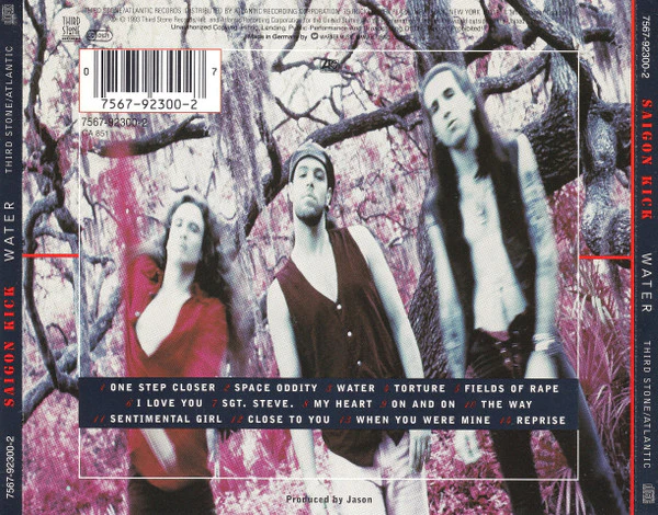 Saigon Kick - Water (CD, Album) - Image 3