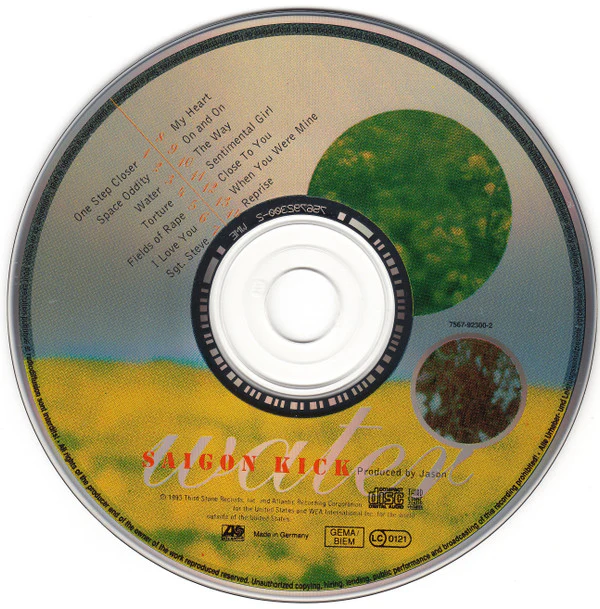 Saigon Kick - Water (CD, Album) - Image 4