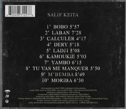 Salif Keita - M'Bemba (CD, Album) - Image 3