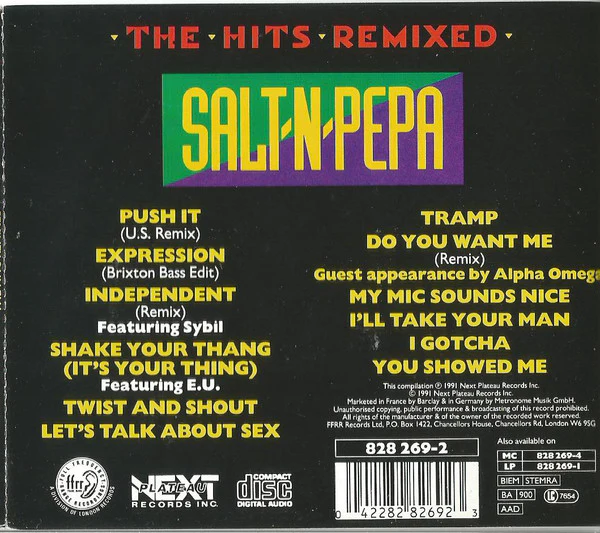 Salt-N-Pepa* - A Blitz Of Salt-N-Pepa Hits: The Hits Remixed (CD, Comp) - Image 2