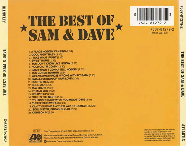 Sam & Dave - The Best Of Sam & Dave (CD, Comp) - Image 2