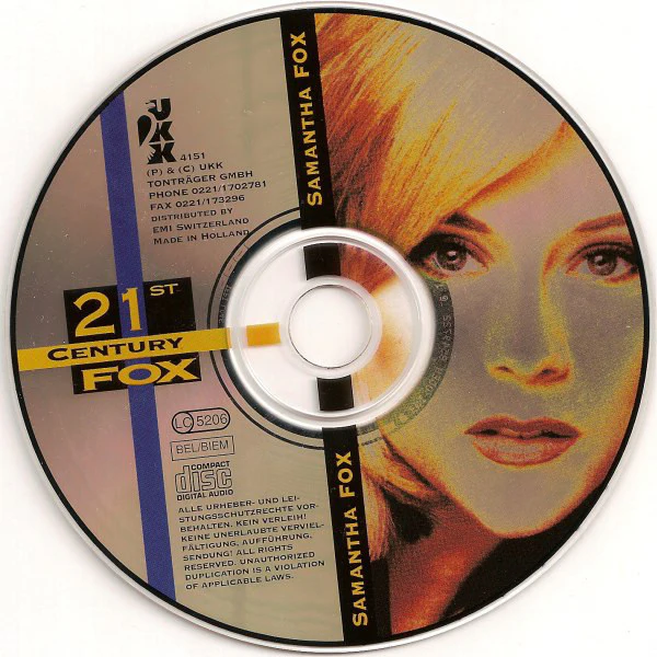 Samantha Fox - 21st Century Fox (CD, Album) - Image 3