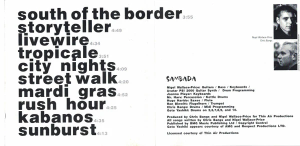 Sambada - Tropicale (CD, Album) - Image 3