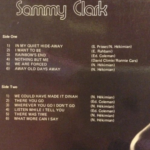 Sammy Clark - In His Quiet Hideaway (LP) - Image 3