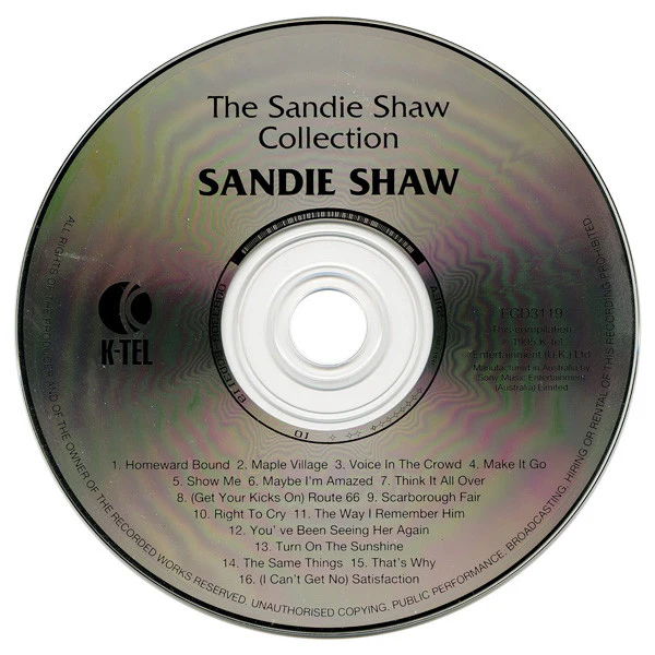 Sandie Shaw - The Sandie Shaw Collection (CD, Comp, RP) - Image 3