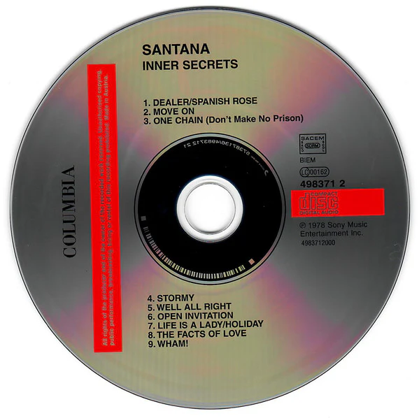 Santana - Inner Secrets (CD, Album, RE, RM) - Image 3
