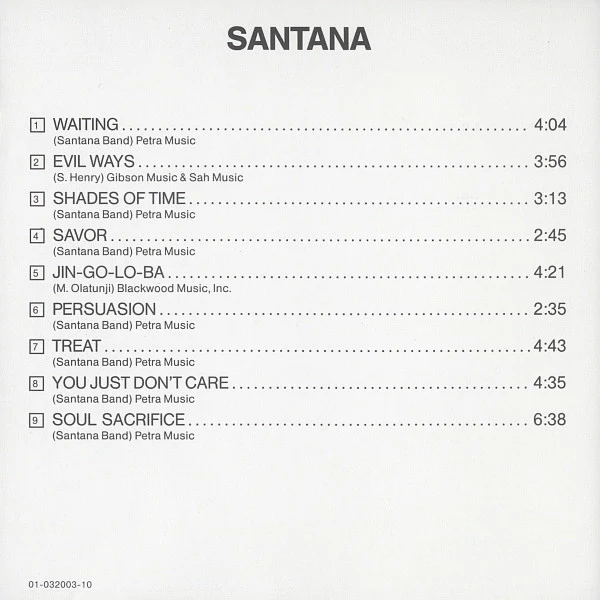 Santana - Santana (CD, Album, RE) - Image 4