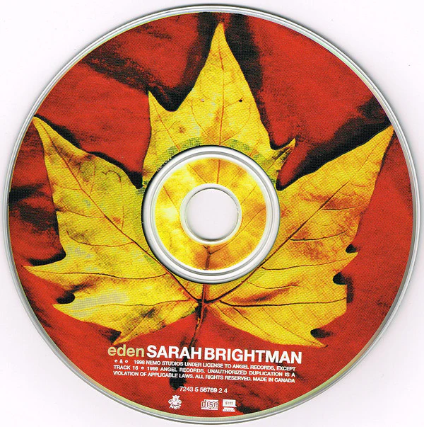 Sarah Brightman - Eden (CD, Album) - Image 3