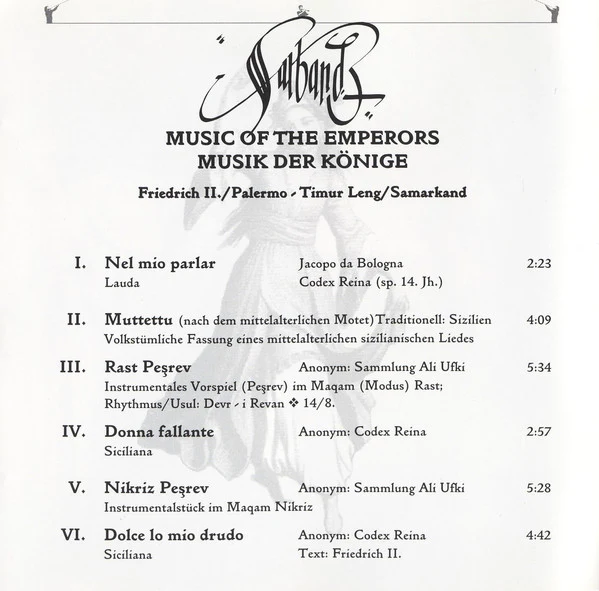 Sarband - Music Of The Emperors (CD, Album) - Image 5