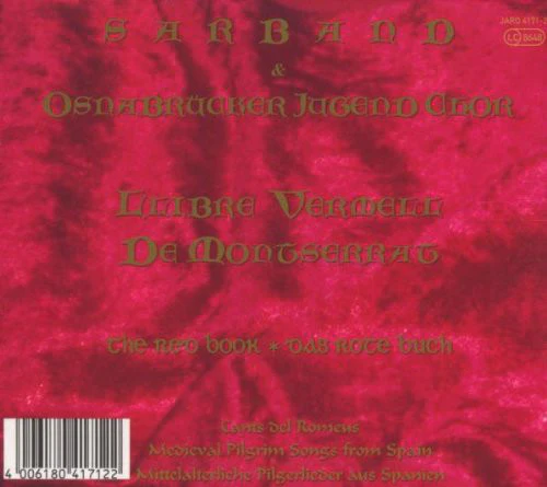 Sarband & Osnabrücker Jugendchor - Llibre Vermell (CD, Album) - Image 2