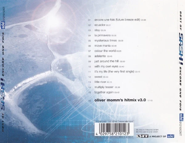 Sash! - Best Of Sash! / Encore Une Fois (CD, Comp, P/Mixed) - Image 2