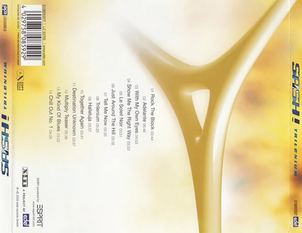 Sash! - Trilenium (CD, Album) - Image 2