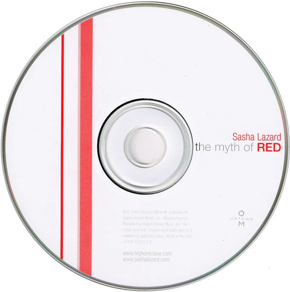 Sasha Lazard - The Myth Of Red (CD, Album) - Image 3