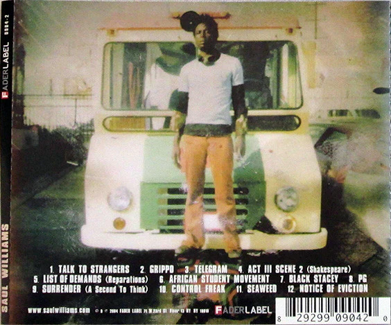 Saul Williams - Saul Williams (CD, Album) - Image 2