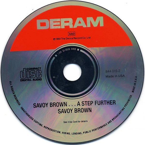 Savoy Brown - A Step Further (CD, Album, RE, RM) - Image 3
