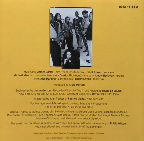 SaxEmble - SaxEmble (CD, Album) - Image 3