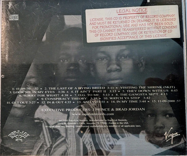Scarface - The Last Of A Dying Breed (CD, Album, Cle) - Image 3