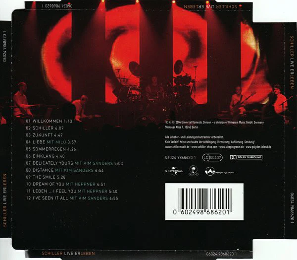 Schiller - Live ErLeben (CD, Sup) - Image 2