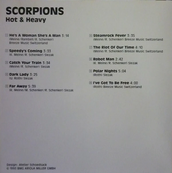 Scorpions - Hot & Heavy (CD, Comp, RE) - Image 3
