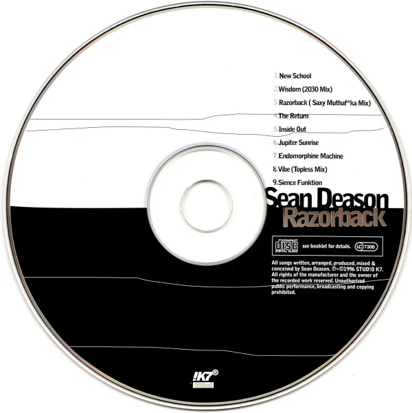 Sean Deason - Razorback (CD, Album) - Image 3