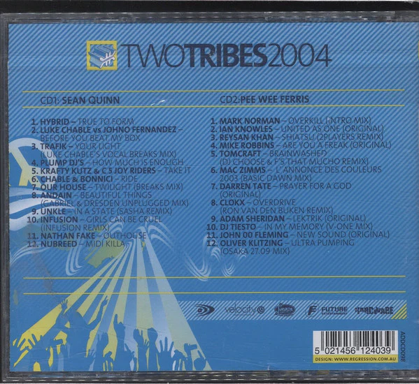Sean Quinn & Pee Wee Ferris* - Two Tribes 2004 (2xCD, Comp, Mixed) - Image 4