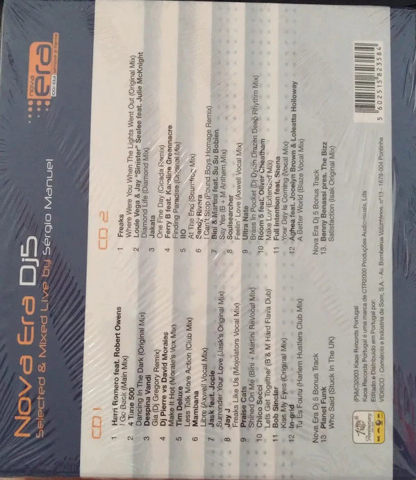 Sérgio Manuel - Nova Era Djs (2xCD, Album) - Image 2