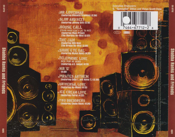 Shabba Ranks - Shabba Ranks And Friends (CD, Comp) - Image 3