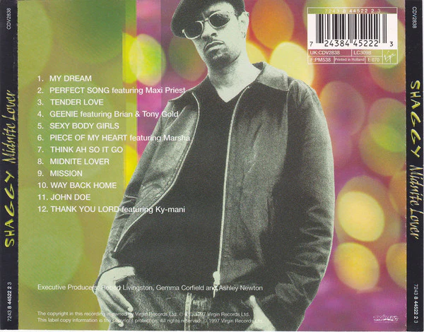 Shaggy - Midnite Lover (CD, Album) - Image 2