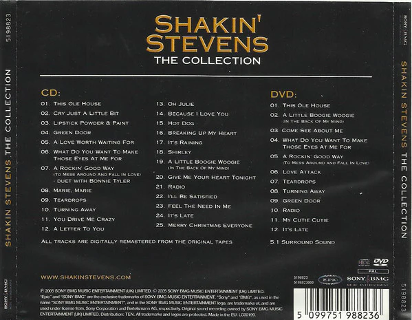 Shakin' Stevens - The Collection (CD, Comp, RM + DVD-V, Comp, Multichannel, PAL) - Image 2