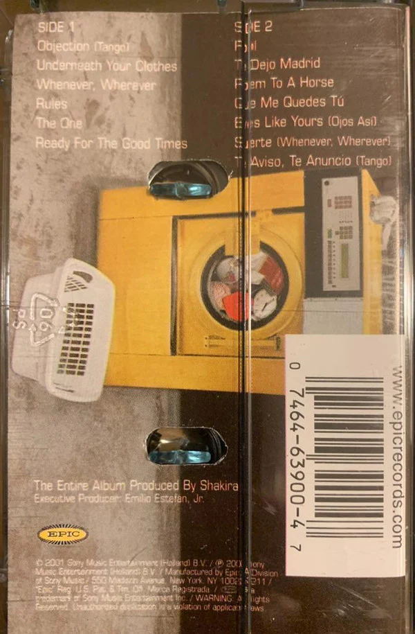 Shakira - Laundry Service (Cass, Album) - Image 2