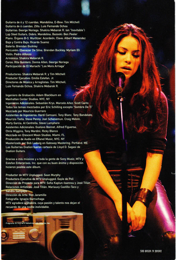 Shakira - MTV Unplugged (DVD-V, NTSC) - Image 3