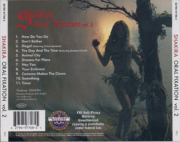 Shakira - Oral Fixation Vol. 2 (CD, Album) - Image 2