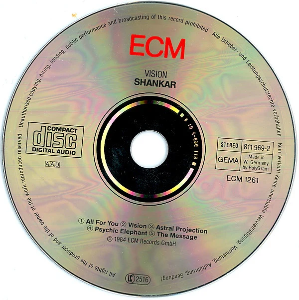Shankar - Vision (CD, Album) - Image 3
