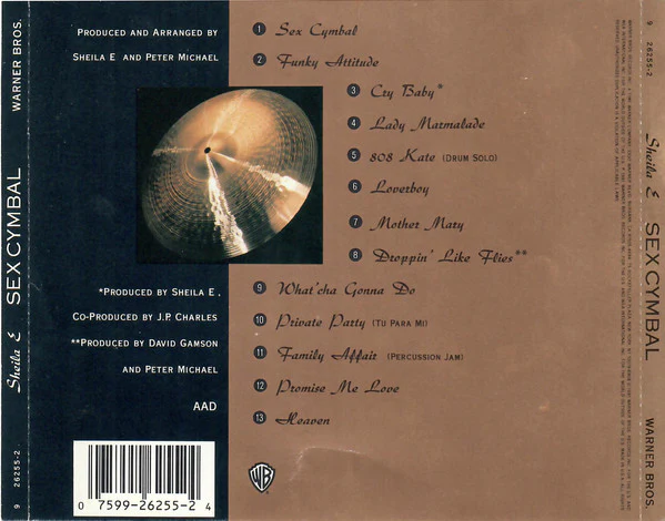 Sheila E* - Sex Cymbal (CD, Album) - Image 2