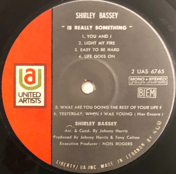 Shirley Bassey - Something / Shirley Bassey Is Really Something (LP, Album, Mono) - Image 4