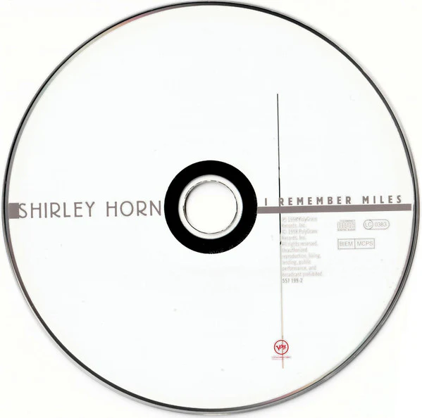 Shirley Horn - I Remember Miles (CD, Album) - Image 3
