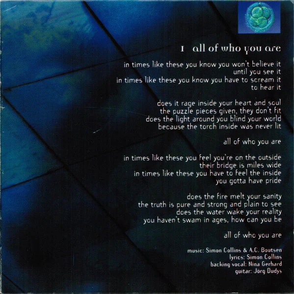Simon Collins - All Of Who You Are (CD, Album) - Image 5