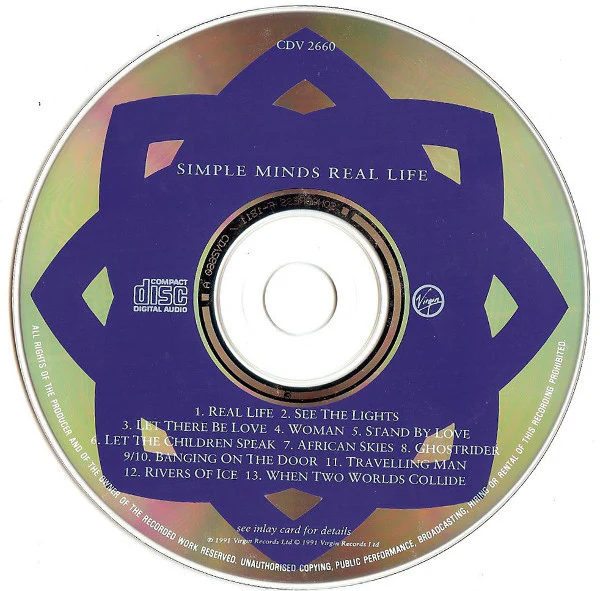 Simple Minds - Real Life (CD, Album) - Image 3