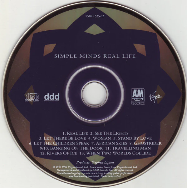Simple Minds - Real Life (CD, Album) - Image 3