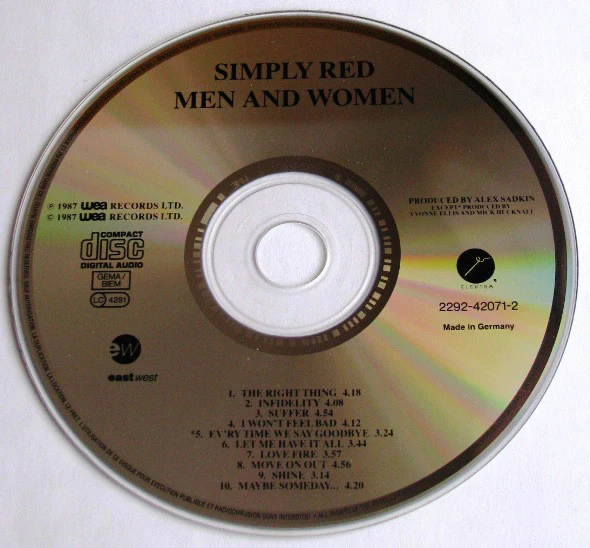 Simply Red - Men And Women (CD, Album, RE) - Image 5