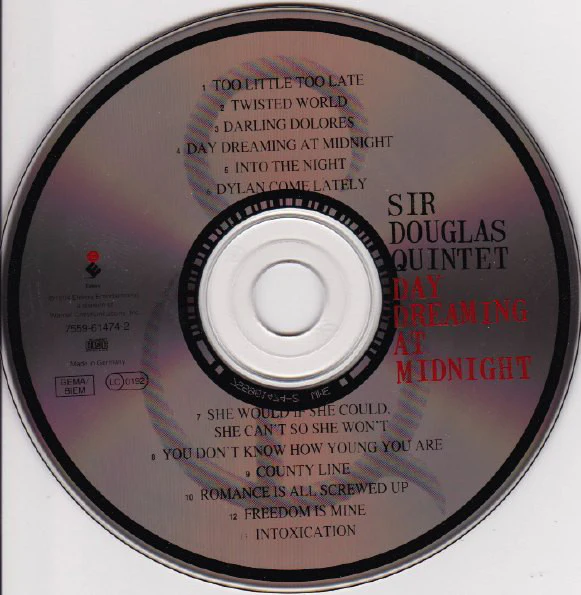 Sir Douglas Quintet - Day Dreaming At Midnight (CD, Album) - Image 2