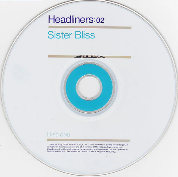 Sister Bliss - Headliners: 02 (2xCD, Comp, Mixed) - Image 3
