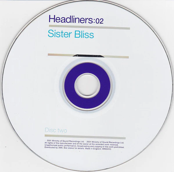 Sister Bliss - Headliners: 02 (2xCD, Comp, Mixed) - Image 4
